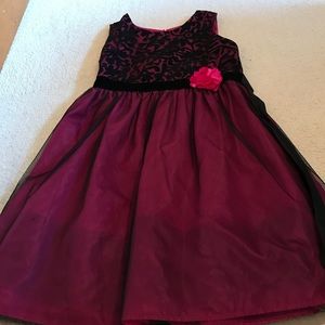 Tank Top Mesh Covered Pink Dress